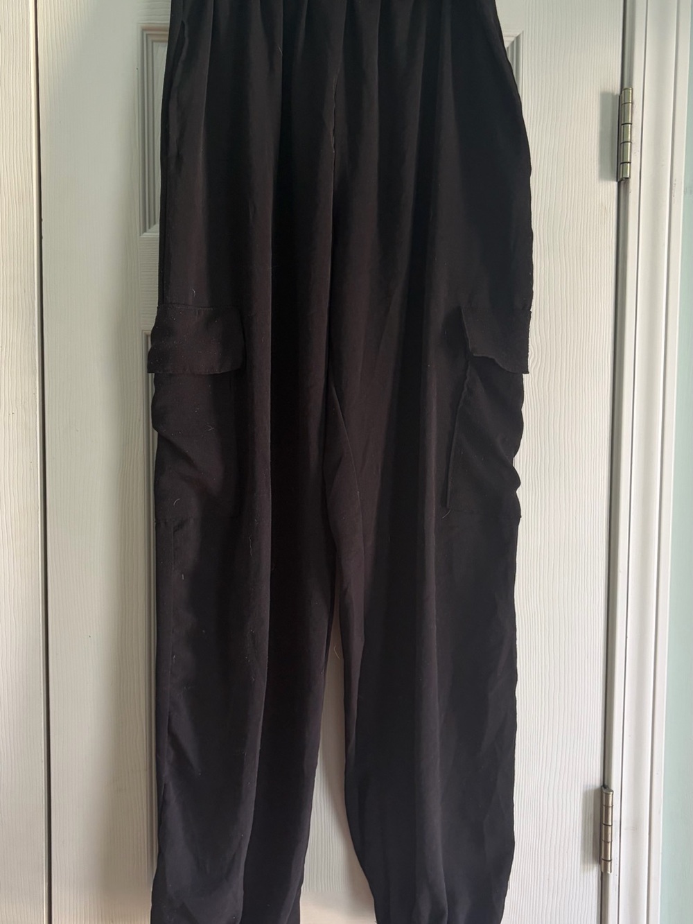 Women's Black Cargo Pants - Comfortable Everyday Wear
